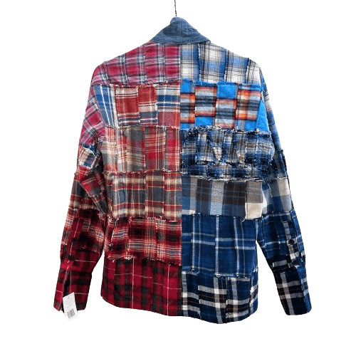 Greg Lauren グレッグローレン PLAID GRADIANT JACKET チェックシャツ 