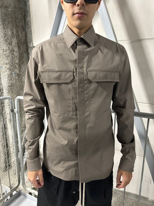 正規取扱店販売品】RICK OWENS リックオウエンス OUTERSHIRT shirt ご