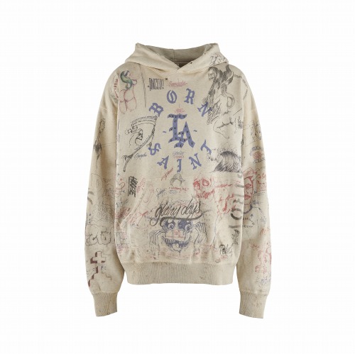 セントマイケル × BORNXRAISED hoodie XL