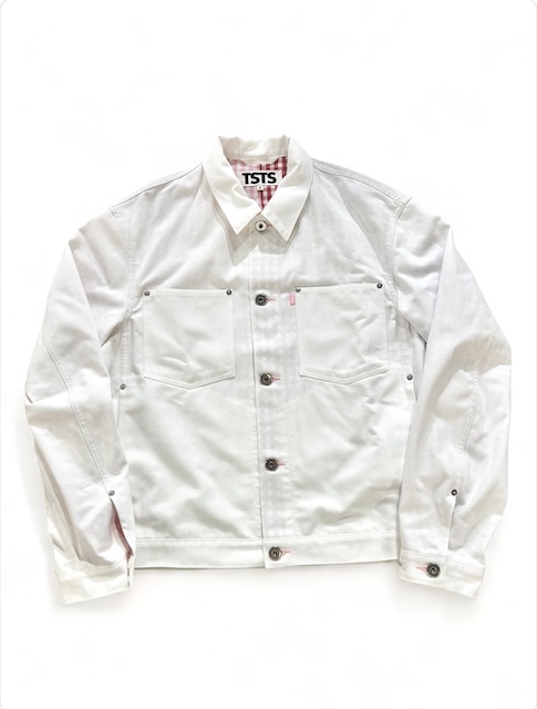 TSTS 2 GINGHAM LINING DENIM JACKET