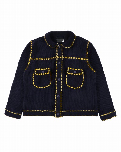 PHINGERIN フィンガリン PG1 KNIT JACKET NAVY ジャケット